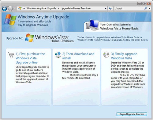 Windows Anytime Upgrade