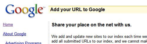 enviar URL a buscadores