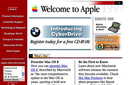 Imagen de la portada original de Apple