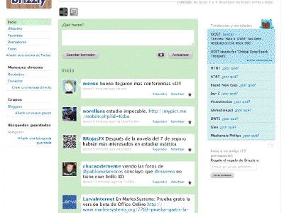 Probando Brizzly, un nuevo cliente de Twitter: Regalamos 10 Invitaciones