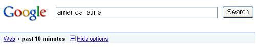 google tiempo real
