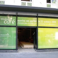Imagen del café de Microsoft en París