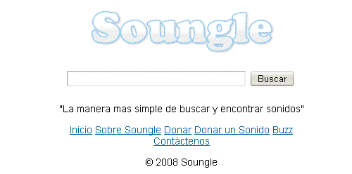 Soungle, efectos de sonido