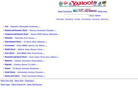 Imagen de la portada original de Yahoo