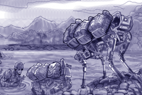 BigDog robot
