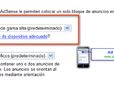 Adsense optimiza el código de publicidad móvil