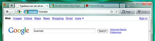 Aspecto Visual del Firefox 3.6