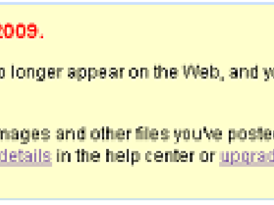 Hoy  cierra Yahoo! Geocities, opciones?