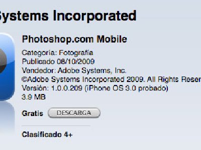 Descargar Photoshop para el iPhone