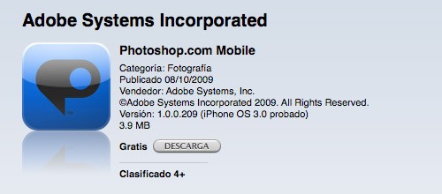 Photoshop para el iPhone