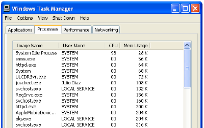 Como saber si un proceso en Windows es un virus