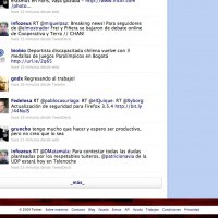 Captura de Twitter en español mostrando interfaz