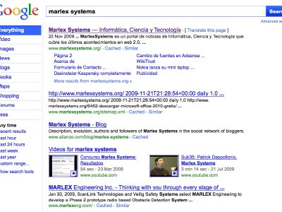 Nuevo diseño para las páginas de Resultados de Google.com