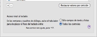 Truco: Tabulador salta los cuadros de selección en los navegadores de Mac OS X
