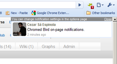 Captura de pantalla de Chromed Bird