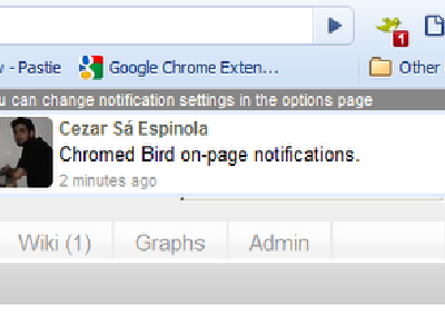 Chromed Bird, cliente de Twitter para Google Chrome