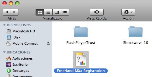 Archivo de Registro de Freehand MXa