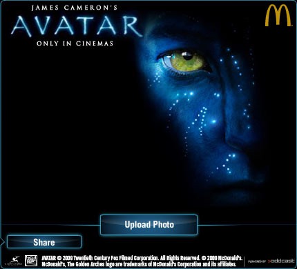 Crea tu avatar Online con McDonalds