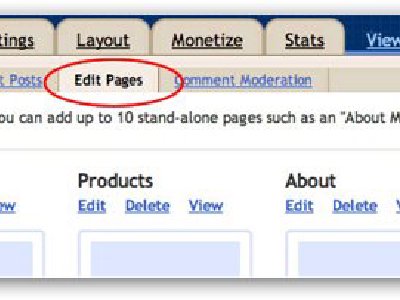 Blogger ya permite añadir páginas estáticas