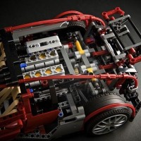 Imagen del Bugatti Veyron 3 construido con Legos