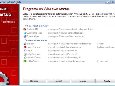 Clean Startup, cambia los programas de incio de windows
