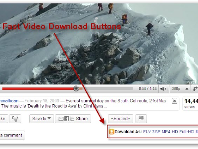 Descargar videos de Youtube con un click