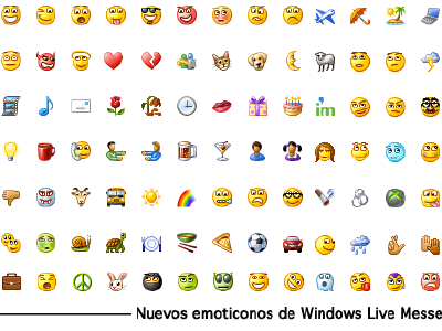 ¡Conoce los nuevos emoticones de Windows Live Messenger!