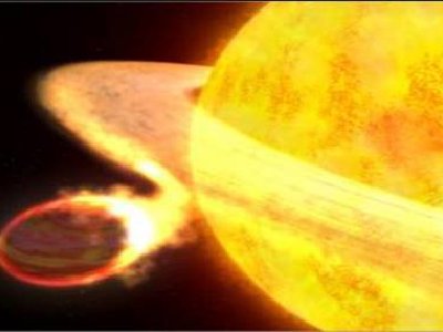 Se logro captar una estrella devorando un planeta