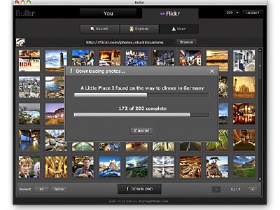 Bulkr, descarga tus fotos de Flickr