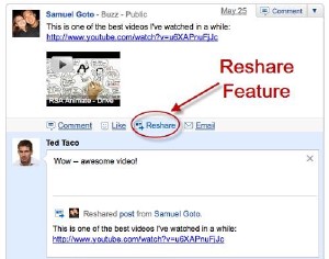 Buzz reshare