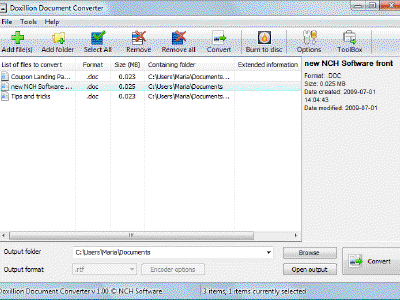 Doxilllion, convertir tus archivos a docx, html, txt y pdf