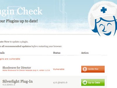 Plugin Check, verifica si tienes los plugins de tu navegador actualizados