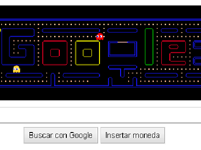 Juega Pacman en la portada de Google