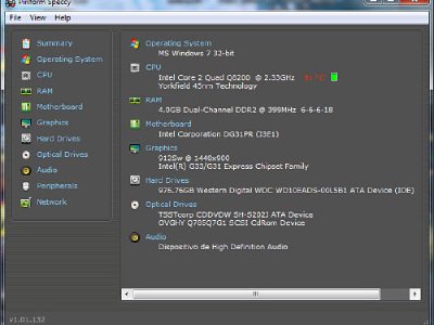 Speccy, analiza todo el hardware de tu PC