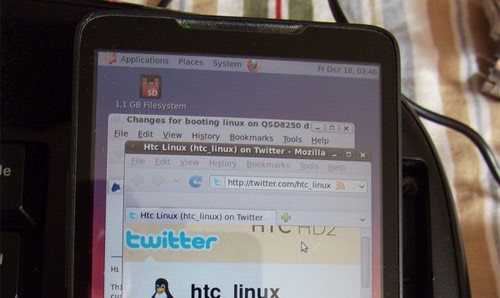 HTC HD2 con Linux