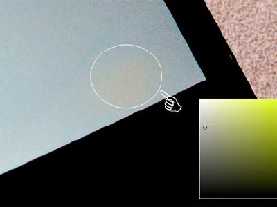 iPhone 4 presenta una mancha amarilla en la pantalla