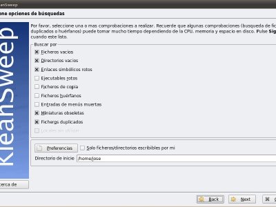 Kleansweep, un potente liberador de espacio en disco para KDE