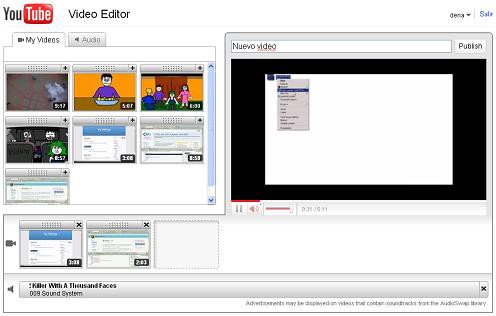 nuevo editor youtube