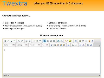 Compartir más de 140 caracteres en Twitter con Twextra