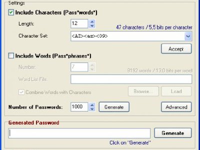 Genera contraseñas seguras con PWGen