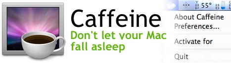 Caffeine para Mac OS X