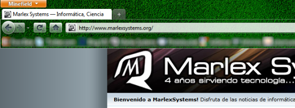 Imagen de Firefox 4 beta Minefield