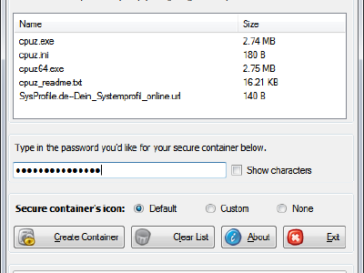 Proteger archivos con contraseña, con Protect Me