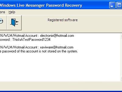 Recuperar la contraseña del Messenger con Windows Live Messenger Password Recovery