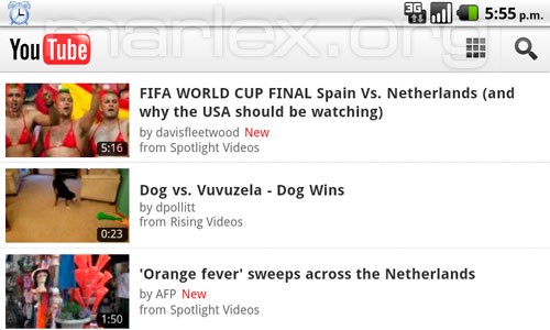 Youtube para Móviles se Actualiza