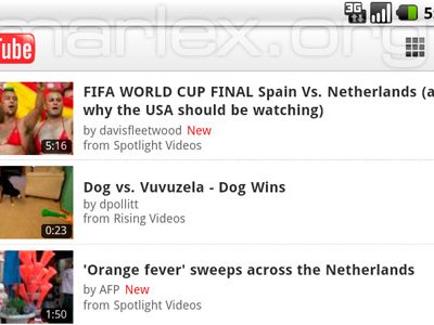Google actualiza Youtube para Móviles