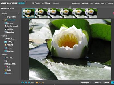 Adobe Photoshop Express para iPad