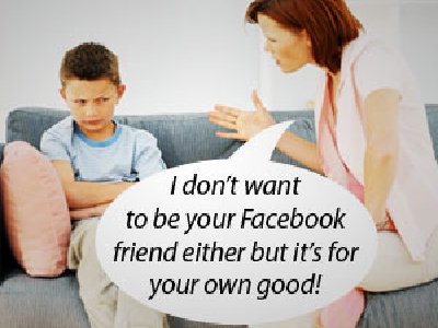 ¿Será buena idea aceptar a nuestros padres en Facebook?