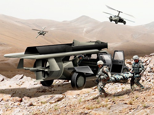 jeep volador militar