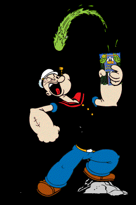 popeye come espinacas